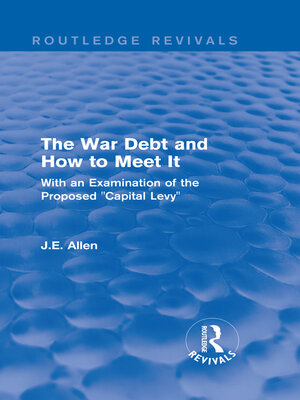 cover image of Routledge Revivals